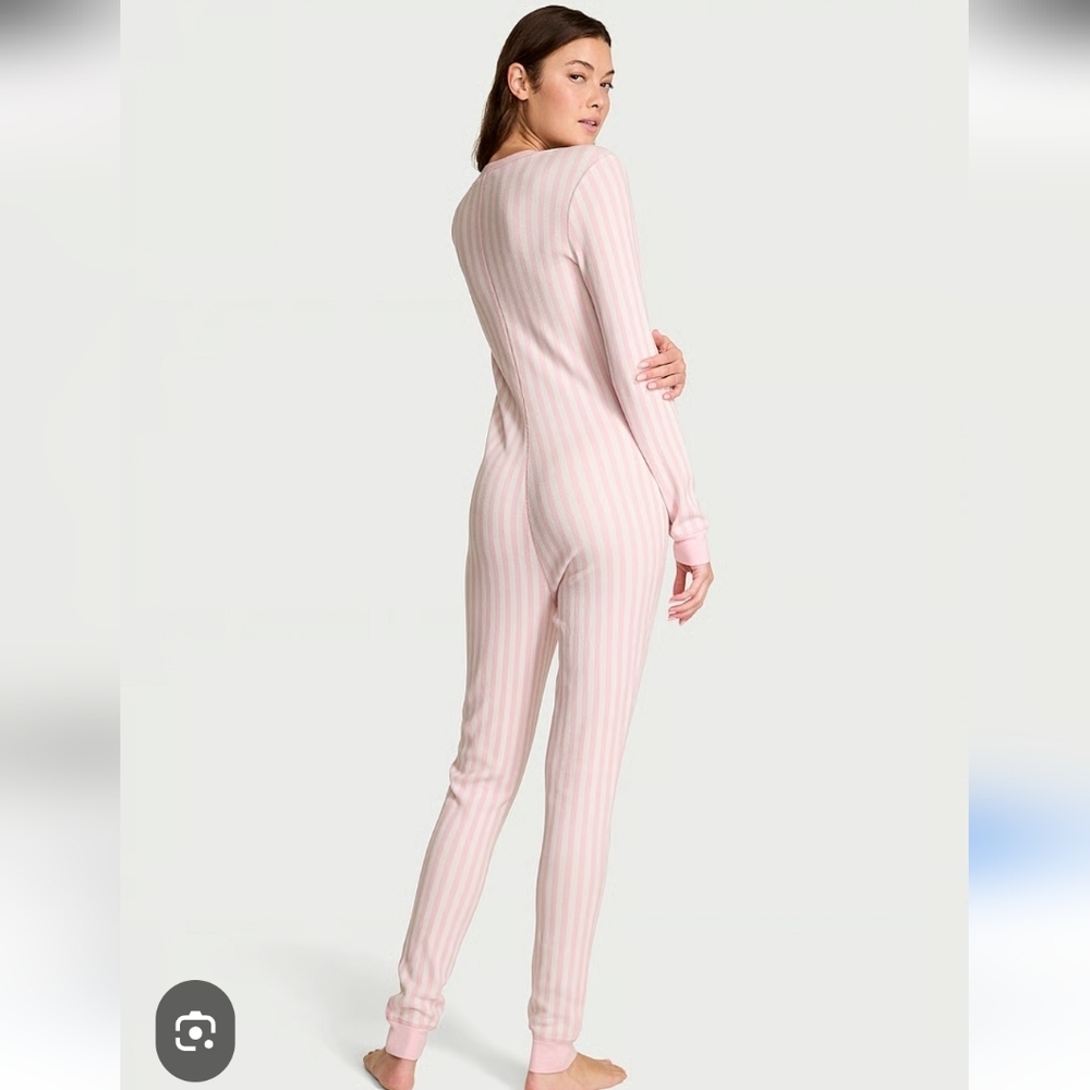 Victoria's Secret Cream Knit  Onesie Jumpsuit